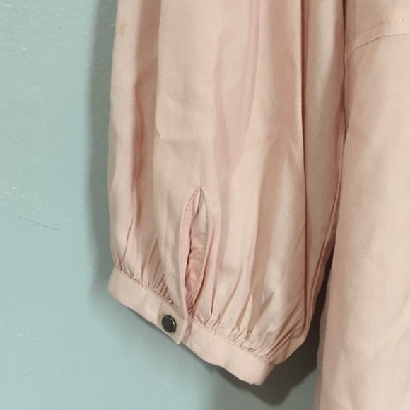 SUNDANCE BLOUSE TOP PINK FLOWY SIZE M - Picture 7 of 11